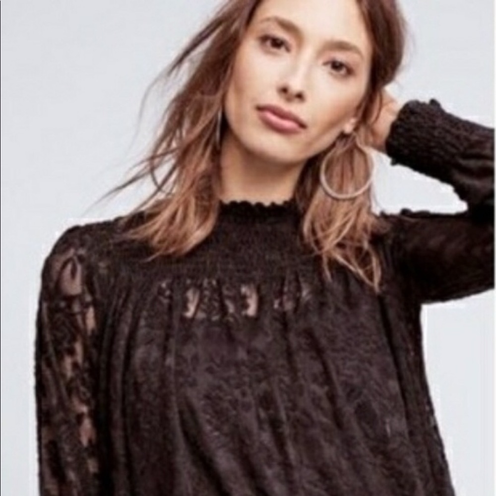 NWT Anthropologie Deletta Lace Top